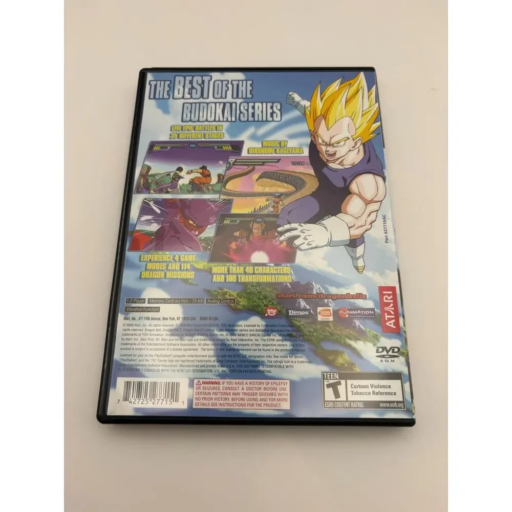 Dragonball Z: Infinite World (Sony PlayStation 2, 2008) CIB w/ Manual